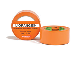 AFPLAKBAND BARNIER ORANJE 50MMX33M