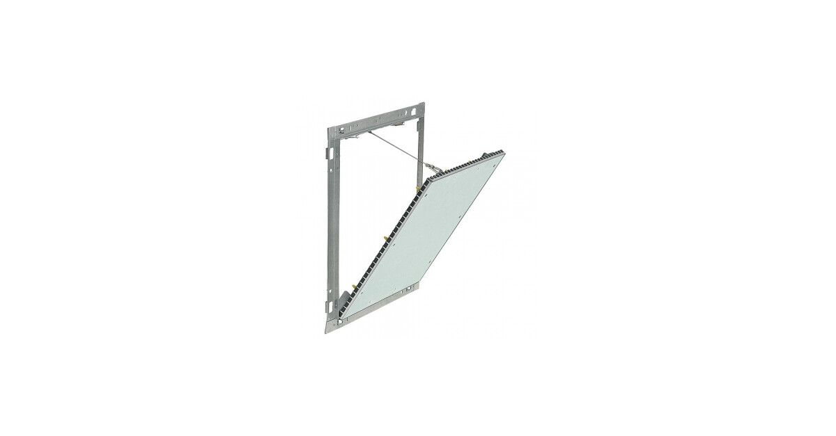 TMALASER inspectiedeur metaal 40 x 80 cm verzinkt staal - inspectieklep wit 400 x 800 mm, slot met sleutel - inspectiedeur voor bakstenen muren en gips karton