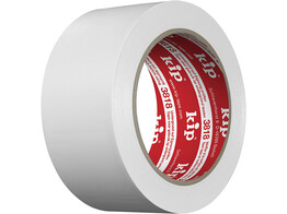 AFPLAKBAND KIP 318 WIT GERIBD 50MMX33M