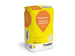 WEBER.MIX METSMORTEL MM301E PLASTIEK ZAK 25KG PE