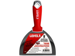 LEVEL 5 PLAMUURMES RVS 15CM SOFT-GRIP