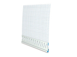 PLEISTERSTOP PVC GWS MET GLASVEZEL 2.00M