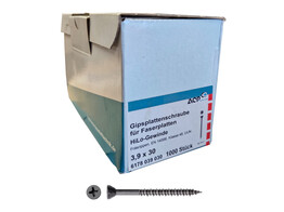 OSB GIPSVEZELPLAATSCHROEF MET FREESKOP 3.9X30MM 1000ST