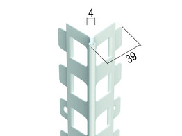 HOEK PROTECTOR 12MM ALU WIT GECOAT 3M